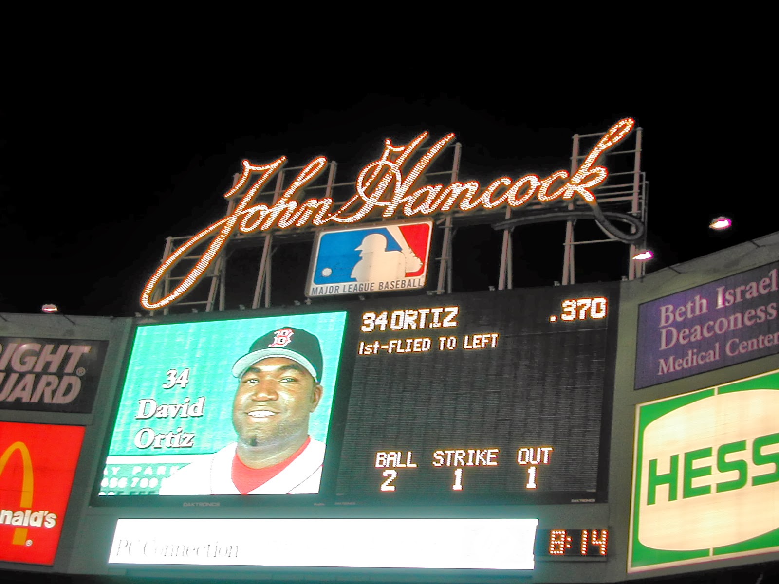 Ortiz at Fenway